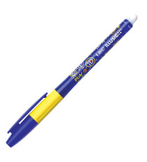 Penna sfera Gelocity Illusion - gel cancellabile - punta 0,7 mm - blu - Bic - conf. 12 pezzi