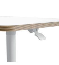 Scrivania Compatta pneumatica Sit-Stand - mobile - 80 x 60 x 75 cm - bianco - Leitz Scrivania Compatta pneumatica Sit-Stand - mobile - 80 x 60 x 75 cm - bianco - Leitz