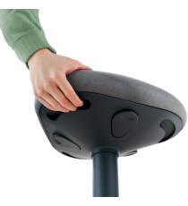 Sgabello Active Comfort da seduta - grigio scuro - Leitz Sgabello Active Comfort da seduta - grigio scuro - Leitz
