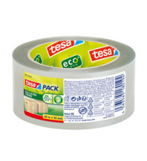 Nastro adesivo Tesapack Eco - ultra strong ecoLogo - 5 cm x 66 m - trasparente - Tesa