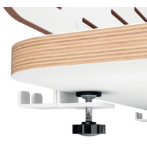 Pannello forato grande - per scrivanie compatte Sit-Stand - con supporto PC/Smartphone, portapenne e gancio - 80 x 25 x Pannello forato grande - per scrivanie compatte Sit-Stand - con supporto PC/Smartphone, portapenne e gancio - 80 x 25 x