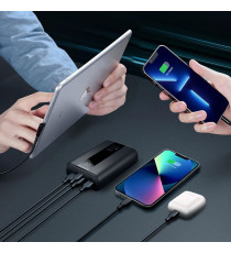 Power bank Forcell P20K2 22.5W 20000mAh 3 porte usb-A + 1 porta usb-C ricarica fast Quick Charge 3.0 e Power Delivery a 22,5 W Power bank Forcell P20K2 22.5W 20000mAh 3 porte usb-A + 1 porta usb-C ricarica fast Quick Charge 3.0 e Power Delivery a 22,5 W