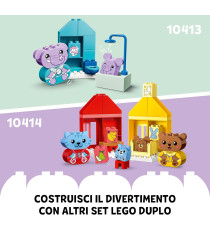 Lego Duplo - Attività quotidiane: mangiare e andare a letto - Lego 10414  28pz Anni 1,5+ Lego Duplo - Attività quotidiane: mangiare e andare a letto - Lego 10414  28pz Anni 1,5+
