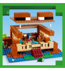 Lego Minecraft - La casa-rana - Lego 21256 casa, zombie, un annegato, uno Slime e 3 rane 400pz Anni 8+ Lego Minecraft - La casa-rana - Lego 21256 casa, zombie, un annegato, uno Slime e 3 rane 400pz Anni 8+