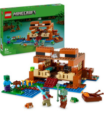 Lego Minecraft - La casa-rana - Lego 21256 casa, zombie, un annegato, uno Slime e 3 rane 400pz Anni 8+ Lego Minecraft - La casa-rana - Lego 21256 casa, zombie, un annegato, uno Slime e 3 rane 400pz Anni 8+