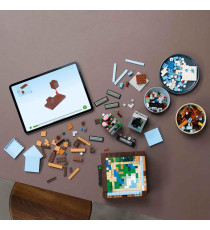Lego Minecraft - Banco da lavoro - Lego 21265 con 12 Biomi, 8 Microfigure e Sorprese 1195pz Anni 18+ Lego Minecraft - Banco da lavoro - Lego 21265 con 12 Biomi, 8 Microfigure e Sorprese 1195pz Anni 18+