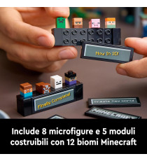 Lego Minecraft - Banco da lavoro - Lego 21265 con 12 Biomi, 8 Microfigure e Sorprese 1195pz Anni 18+ Lego Minecraft - Banco da lavoro - Lego 21265 con 12 Biomi, 8 Microfigure e Sorprese 1195pz Anni 18+