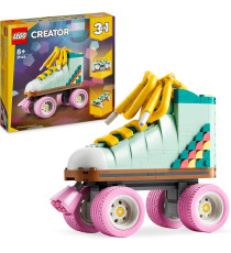 Lego Creator 3in1 - Pattino a rotelle retrò - Lego 31148 Trasformabile in Mini Skateboard o Radio Giocattolo Anni 8+ 342pz Lego Creator 3in1 - Pattino a rotelle retrò - Lego 31148 Trasformabile in Mini Skateboard o Radio Giocattolo Anni 8+ 342pz