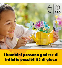 Lego Creator 3in1 - Innaffiatoio con fiori - Lego 31149 Trasformabile in Stivale Giallo o 2 Uccelli con Trespolo Anni 8+ 420pz Lego Creator 3in1 - Innaffiatoio con fiori - Lego 31149 Trasformabile in Stivale Giallo o 2 Uccelli con Trespolo Anni 8+ 420pz