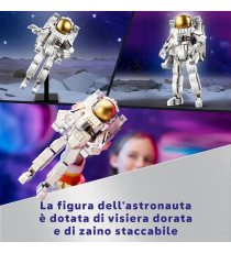 Lego Creator 3in1 - Astronauta - Lego 31152 Trasformabile in Cane o in Astronave Viper Jet Anni 9+ 647pz Lego Creator 3in1 - Astronauta - Lego 31152 Trasformabile in Cane o in Astronave Viper Jet Anni 9+ 647pz