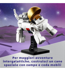 Lego Creator 3in1 - Astronauta - Lego 31152 Trasformabile in Cane o in Astronave Viper Jet Anni 9+ 647pz Lego Creator 3in1 - Astronauta - Lego 31152 Trasformabile in Cane o in Astronave Viper Jet Anni 9+ 647pz