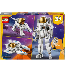 Lego Creator 3in1 - Astronauta - Lego 31152 Trasformabile in Cane o in Astronave Viper Jet Anni 9+ 647pz Lego Creator 3in1 - Astronauta - Lego 31152 Trasformabile in Cane o in Astronave Viper Jet Anni 9+ 647pz