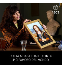 Lego Art - Gioconda - Lego 31213 Opera d'Arte Rinascimentale di Leonardo da Vinci 1503pz Anni 18+ Lego Art - Gioconda - Lego 31213 Opera d'Arte Rinascimentale di Leonardo da Vinci 1503pz Anni 18+