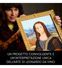 Lego Art - Gioconda - Lego 31213 Opera d'Arte Rinascimentale di Leonardo da Vinci 1503pz Anni 18+ Lego Art - Gioconda - Lego 31213 Opera d'Arte Rinascimentale di Leonardo da Vinci 1503pz Anni 18+