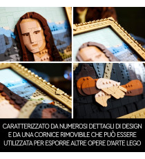 Lego Art - Gioconda - Lego 31213 Opera d'Arte Rinascimentale di Leonardo da Vinci 1503pz Anni 18+ Lego Art - Gioconda - Lego 31213 Opera d'Arte Rinascimentale di Leonardo da Vinci 1503pz Anni 18+