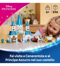 Lego Disney Princess - Castello e carrozza di Cenerentola - Lego 43275 con cavallo, Principessa e Principe Azzurro Anni 6+ 596pz Lego Disney Princess - Castello e carrozza di Cenerentola - Lego 43275 con cavallo, Principessa e Principe Azzurro Anni 6+ 596pz