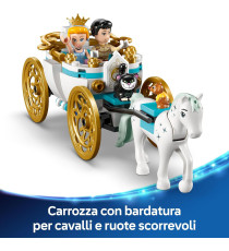 Lego Disney Princess - Castello e carrozza di Cenerentola - Lego 43275 con cavallo, Principessa e Principe Azzurro Anni 6+ 596pz Lego Disney Princess - Castello e carrozza di Cenerentola - Lego 43275 con cavallo, Principessa e Principe Azzurro Anni 6+ 596pz