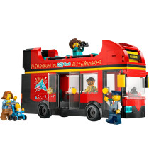 Lego City - Autobus turistico rosso a due piani - Lego 60407 con Veicolo in Stile Londinese e 5 Minifigure Anni 7+ 384pz Lego City - Autobus turistico rosso a due piani - Lego 60407 con Veicolo in Stile Londinese e 5 Minifigure Anni 7+ 384pz