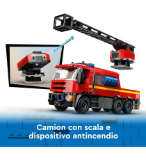 Lego City - Caserma dei pompieri e autopompa - Lego 60414 6 Minifigure, Cane e Accessori Anni 6+ 843pz Lego City - Caserma dei pompieri e autopompa - Lego 60414 6 Minifigure, Cane e Accessori Anni 6+ 843pz