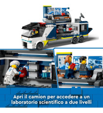 Lego City - Camion laboratorio mobile della polizia - Lego 60418 Quad Bike, 2 Agenti, 1 Scienziato e 2 Criminali Anni 7+ 674pz Lego City - Camion laboratorio mobile della polizia - Lego 60418 Quad Bike, 2 Agenti, 1 Scienziato e 2 Criminali Anni 7+ 674pz