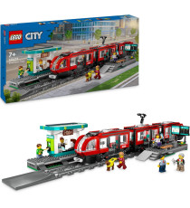 Lego City - Tram e fermata del tram - Lego 60423 Treno con stazione e vagoni ferroviari Anni 7+ 811pz Lego City - Tram e fermata del tram - Lego 60423 Treno con stazione e vagoni ferroviari Anni 7+ 811pz