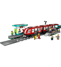 Lego City - Tram e fermata del tram - Lego 60423 Treno con stazione e vagoni ferroviari Anni 7+ 811pz Lego City - Tram e fermata del tram - Lego 60423 Treno con stazione e vagoni ferroviari Anni 7+ 811pz
