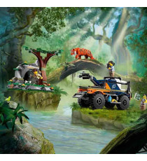 Lego City - Fuoristrada dell’Esploratore della giungla - Lego 60426 con Tigre e Grotta Anni 6+ 314pz Lego City - Fuoristrada dell’Esploratore della giungla - Lego 60426 con Tigre e Grotta Anni 6+ 314pz