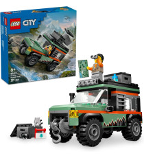 Lego City - Fuoristrada di montagna 4x4 - Lego 60447 Set con Jeep e minifigura Anni 6+ 221pz Lego City - Fuoristrada di montagna 4x4 - Lego 60447 Set con Jeep e minifigura Anni 6+ 221pz