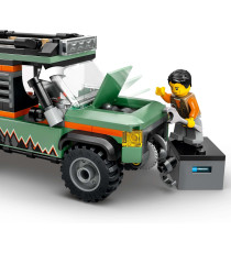 Lego City - Fuoristrada di montagna 4x4 - Lego 60447 Set con Jeep e minifigura Anni 6+ 221pz Lego City - Fuoristrada di montagna 4x4 - Lego 60447 Set con Jeep e minifigura Anni 6+ 221pz