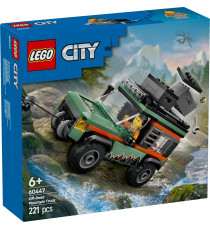 Lego City - Fuoristrada di montagna 4x4 - Lego 60447 Set con Jeep e minifigura Anni 6+ 221pz Lego City - Fuoristrada di montagna 4x4 - Lego 60447 Set con Jeep e minifigura Anni 6+ 221pz