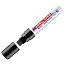 Marcatore a gesso liquido 4090 - punta scalpello - da 4 a 15mm - nero - Edding Marcatore a gesso liquido 4090 - punta scalpello - da 4 a 15mm - nero - Edding
