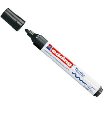 Marcatore per tessuto 4500 - punta tonda - da 2 a 3mm - nero - Edding