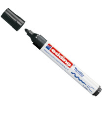 Marcatore per tessuto 4500 - punta tonda - da 2 a 3mm - nero - Edding