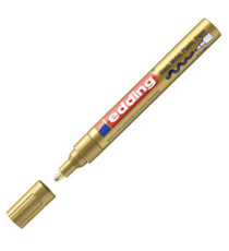 Marcatore permanente a vernice 750 - punta tonda - da 2 a 4 mm - oro - Edding