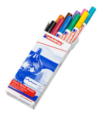 Marcatore permanente a vernice 751 - punta tonda fine - da 1 a 2 mm - Edding - astuccio 10 pezzi Marcatore permanente a vernice 751 - punta tonda fine - da 1 a 2 mm - Edding - astuccio 10 pezzi
