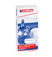 Marcatore permanente a vernice 780 - punta tonda extra fine - 0,8 mm - nero  - Edding Marcatore permanente a vernice 780 - punta tonda extra fine - 0,8 mm - nero  - Edding