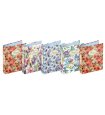 Raccoglitore Nature Flowers - A4 - 27x32cm - 4 anelli - dorso 4 cm - Pigna Raccoglitore Nature Flowers - A4 - 27x32cm - 4 anelli - dorso 4 cm - Pigna