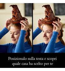 Lego Harry Potter - Il Cappello Parlante - Lego 76429 con 31 suoni casuali e stemma delle Case 561pz Anni 18+ Lego Harry Potter - Il Cappello Parlante - Lego 76429 con 31 suoni casuali e stemma delle Case 561pz Anni 18+