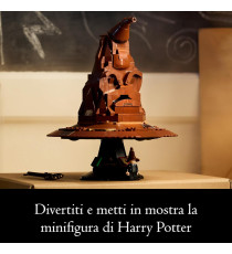 Lego Harry Potter - Il Cappello Parlante - Lego 76429 con 31 suoni casuali e stemma delle Case 561pz Anni 18+ Lego Harry Potter - Il Cappello Parlante - Lego 76429 con 31 suoni casuali e stemma delle Case 561pz Anni 18+