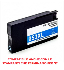 Cartuccia Hp 953XL ciano Pro-part F6U16AE con chip anti-firmware update per Hp 8210,8218,8710,8720,8730,7740 1.600 pagine Cartuccia Hp 953XL ciano Pro-part F6U16AE con chip anti-firmware update per Hp 8210,8218,8710,8720,8730,7740 1.600 pagine