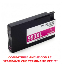 Cartuccia Hp 953XL magenta Pro-part F6U17AE con chip anti-firmware update per Hp 8210,8218,8710,8720,8730,7740 1.600 pagine Cartuccia Hp 953XL magenta Pro-part F6U17AE con chip anti-firmware update per Hp 8210,8218,8710,8720,8730,7740 1.600 pagine