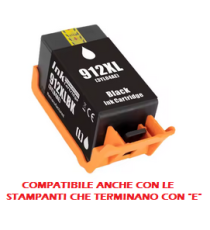 Cartuccia 912XL nera 3YL84AE Pro-part con chip anti-firmware update compatibile Hp OFFICEJET 8012,8014,8015,8022,8024 825 pagine Cartuccia 912XL nera 3YL84AE Pro-part con chip anti-firmware update compatibile Hp OFFICEJET 8012,8014,8015,8022,8024 825 pagine