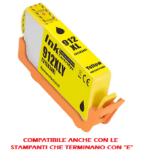 Cartuccia 912XL giallo 3YL83AE Pro-part con chip anti-firmware update compatibile Hp OFFICEJET 8012,8014,8015,8022 825 pagine Cartuccia 912XL giallo 3YL83AE Pro-part con chip anti-firmware update compatibile Hp OFFICEJET 8012,8014,8015,8022 825 pagine
