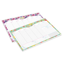 Desk planner Nature Flowers - da scrivania - 42 x 29,5 cm - Pigna