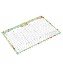 Desk planner Nature Flowers - da scrivania - 42 x 29,5 cm - Pigna