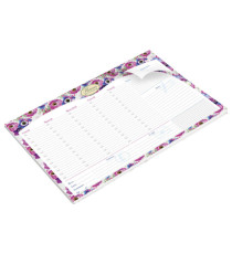 Desk planner Nature Flowers - da scrivania - 42 x 29,5 cm - Pigna