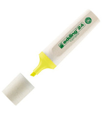 Evidenziatore 24 EcoLine - punta scalpello - da 2 a 5 mm  - giallo - Edding