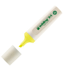 Evidenziatore 24 EcoLine - punta scalpello - da 2 a 5 mm  - giallo - Edding Evidenziatore 24 EcoLine - punta scalpello - da 2 a 5 mm  - giallo - Edding