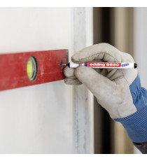 Marcatore per carpentiere 8850 - punta metallo lunga- 1 mm - nero  - Edding