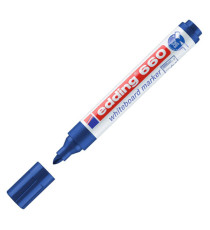 Marcatore per lavagne bianche 660 - punta conica - da 1,5 a 3 mm - blu - Edding